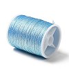 12 Rolls 12 Colors 6-Ply Polyester Metallic Embroidery Thread OCOR-L046-01B-4