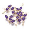 Ion Plating(IP) 304 Stainless Steel Enamel Charms STAS-F224-05C-1