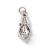 Brass Micro Pave Cubic Zirconia Pendants KK-P224-04P-2
