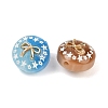 Spray Paint Luminous Resin & Alloy Beads RE-CBAC4C7-16-4