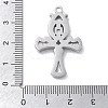 304 Stainless Steel Pendants STAS-Z121-08P-3