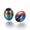 Ion Plating(IP) 304 Stainless Steel Beads LS-STAS-F225-04C-M-2