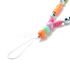 Acrylic Beads and Handmade Polymer Clay Beads Mobile Straps HJEW-JM00582-3