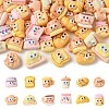 60Pcs 12 Styles Cartoon Opaque Resin Cabochons CRES-CJ0001-63-7