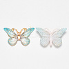 Transparent Acrylic Pendants TACR-R140-08G-2