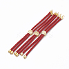 Nylon Twisted Cord Bracelet Making MAK-T003-07G-1
