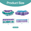 4M 2 Style  Gradient Color Pleated Polyester Trim DIY-CW0001-32-3