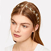 Starfish Alloy Crystal Rhinestone Hairband & Stud Earrings Sets FS-WGF7E24-01-3