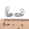 Letter Slider Beads for Watch Band Bracelet Making X-ALRI-O012-L-NR-3