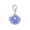 Shell Shape Resin Pendant Decorations HJEW-JM03245-4