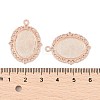 Tibetan Style Antique Silver Alloy Flat Oval Pendant Cabochon Settings LS-TIBEP-M022-19RG-3