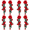 Polyester Embroidery Cloth Iron On/Sew On Patches DIY-WH0589-78-1