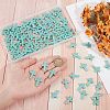 100Pcs Plastic Imitation Turquoise Beads KY-SC0002-18B-3