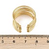 304 Stainless Steel Open Cuff for Women LS-RJEW-K306-01G-2