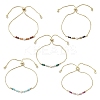 Brass Chain Bracelet BJEW-JB11700-2