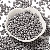 6/0 Opaque Baking Paint Glass Seed Beads SEED-M012-02A-17-2