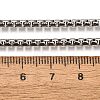 Non-Tarnish 304 Stainless Steel Box Chain Necklaces NJEW-O110-05I-P-4