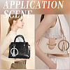 2Pcs 2 Colors PU Leather Tassel Bracelet Wristlet Keychain AJEW-SC0003-66A-4