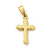 PVD Vacuum Plating 201 Stainless Steel Pendants STAS-A073-10G-2