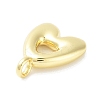Rack Plating Brass Balloon Letter Pendants KK-C050-01G-A-2