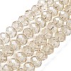 Handmade Imitate Austrian Crystal Faceted Rondelle Glass Beads X-G02YI0P3-1