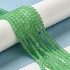 Imitate Austrian Crystal Frosted Glass Beads Strands EGLA-A039-T3mm-MD24-4