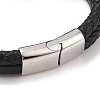 Braided Microfiber Leather Multi-strand Bracelets BJEW-B096-05D-3