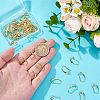 50Pcs Brass Earring Hooks KK-HS0001-75-3