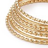 Fashion 201 Stainless Steel Bangle Sets BJEW-L664-001A-1-2