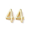 Brass Slide Charms KK-L253-15G-04-1