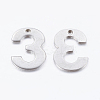 Tarnish Resistant 201 Stainless Steel Pendants STAS-F128-01P-3-1-2