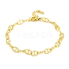 Ion Plating(IP) 304 Stainless Steel Mariner Link Chain Bracelets for Women LS-BJEW-A013-01G-1