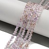 Natural Purple Rutilated Quartz Beads Strands G-B099-C01-01-2