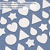 30Pcs 5 Style 304 Stainless Steel Pendants STAS-UN0023-73-3