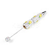 Resin & Polymer Clay Pave Rhinestone Ball-Point Pen AJEW-T013-04L-2