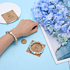 4Pcs Synthetic Imperial Jasper & Synthetic Howlite Round Bead Stretch Bracelets BJEW-ME00008-3