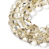 Electroplate Rondelle Glass Beads Strands EGLA-A036-09A-PL01-3