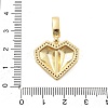 Brass Micro Pave Cubic Zirconia Pendants KK-L209-086G-3
