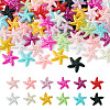 120Pcs 12 Colors Opaque Resin Sea Animals Cabochons CRES-TA0001-30-1