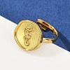 Golden 304 Stainless Steel Finger Rings RJEW-H254-08B-G-1