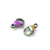 304 Stainless Steel Lobster Claw Clasps STAS-T065-10mm-34RC-2