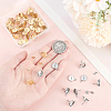 48Pcs 2 Styles Stainless Steel Stud Earring Findings STAS-BBC0010-23B-3