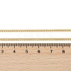 Brass Curb Chain Necklaces X-NJEW-K123-09G-4