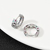 Brass Micro Pave Colorful Cubic Zirconia Hoop Earrings EJEW-S277-09P-B-3
