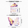 Translucent PVC Self Adhesive Wall Stickers STIC-WH0015-300-2