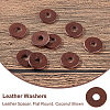 Leather Washers AJEW-WH0317-35-4
