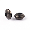 Rondelle Ion Plating(IP) 304 Stainless Steel Spacer Beads STAS-L176-06-2