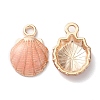 Alloy Enamel Pendants PALLOY-F224-09G-05-2