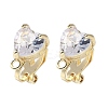 Brass Clip-on Earring Findings for Women EJEW-V002-04G-01-1