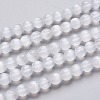 Natural Selenite Beads Strands X1-G-L552H-16A-1